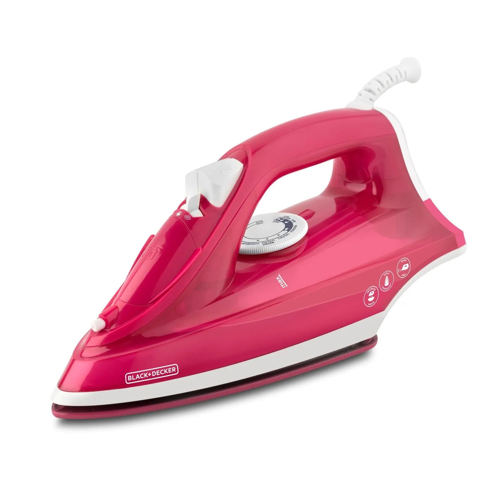 Plancha de Vapor IRBD302 con Suela Antiadherente – Black+Decker